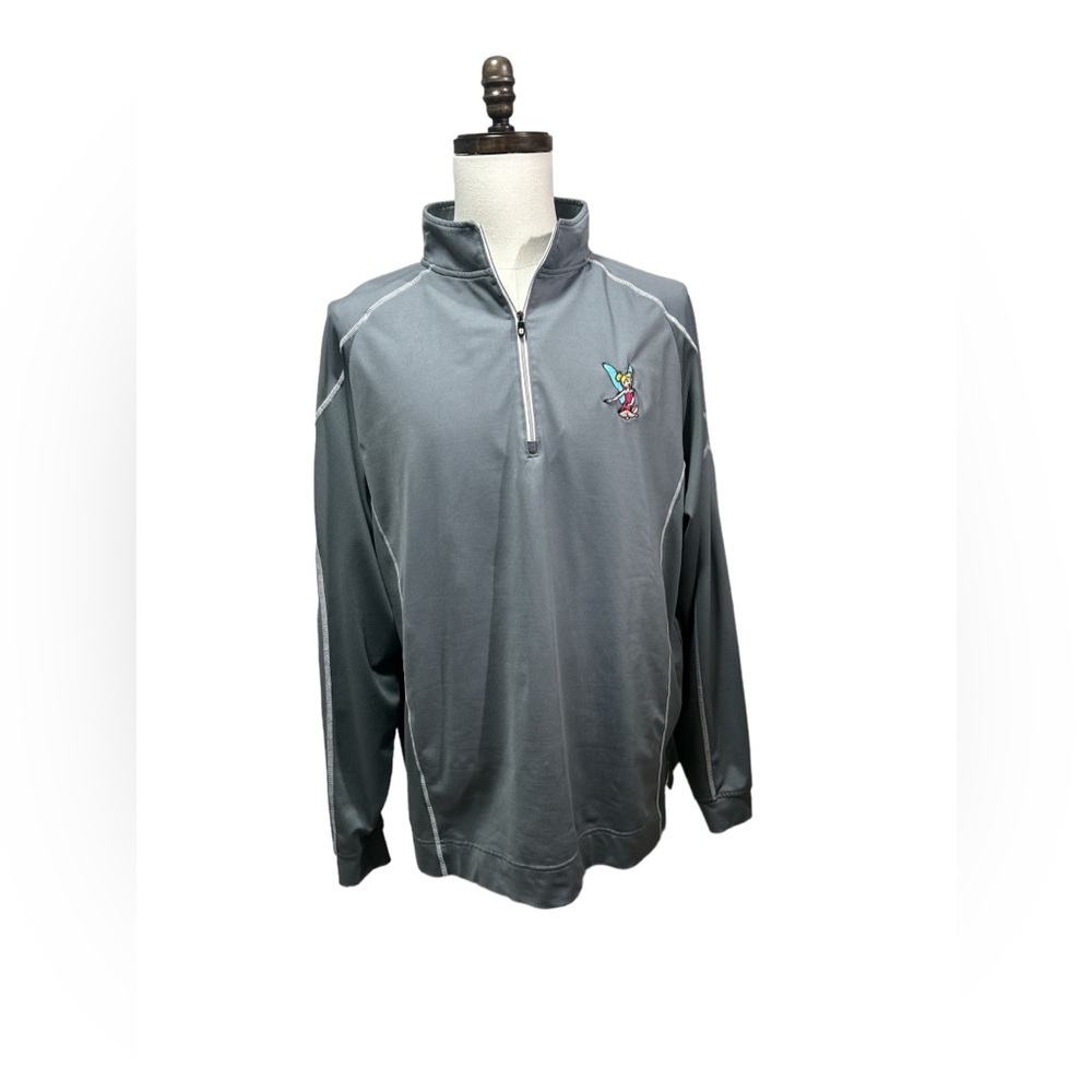 FootJoy Men's Quarter Zip Jacket Gray Size XL Golf  Tinker Bell Disney